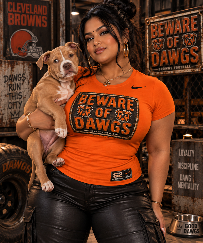 BEWARE OF DAWGS RUSTIC TEE