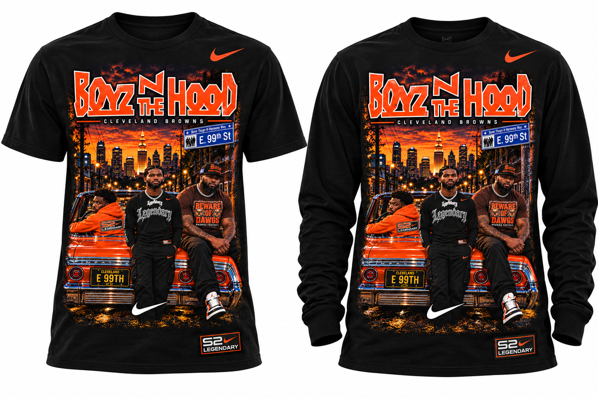 SHEDEUR SANDERS "BOYS N THE HOOD TEE" (THE BONE THUGS TRIBUTE)